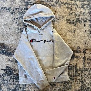 Champion hoodie. Kids large/ Adult small. Used but fairly new.